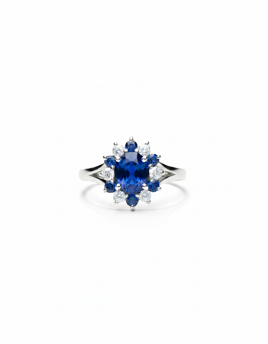 Royal Heirloom Cluster Ring