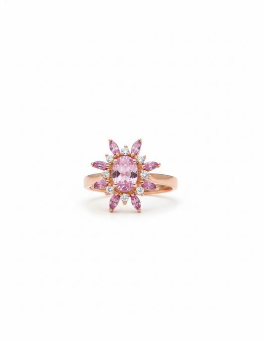 Royal Heirloom Pink Sapphire Ring