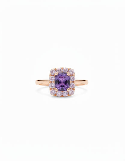 Royal Heirloom Purple Sapphire Ring