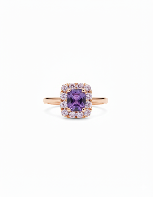 Royal Heirloom Purple Sapphire Ring