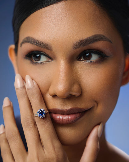 Bague Saphir Pastel