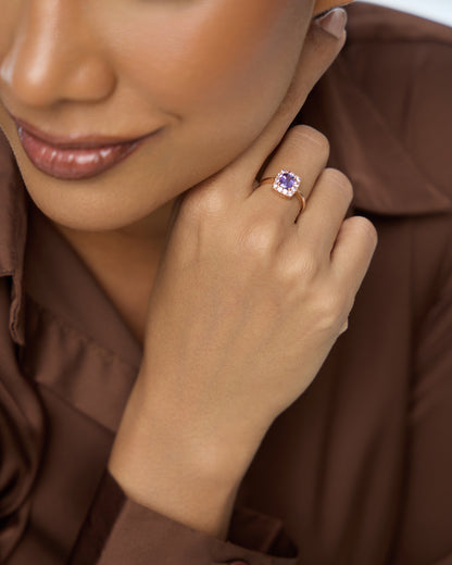 Royal Heirloom Purple Sapphire Ring