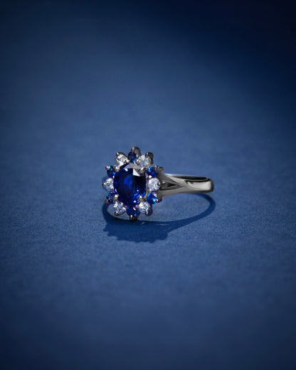 Bague Saphir Pastel