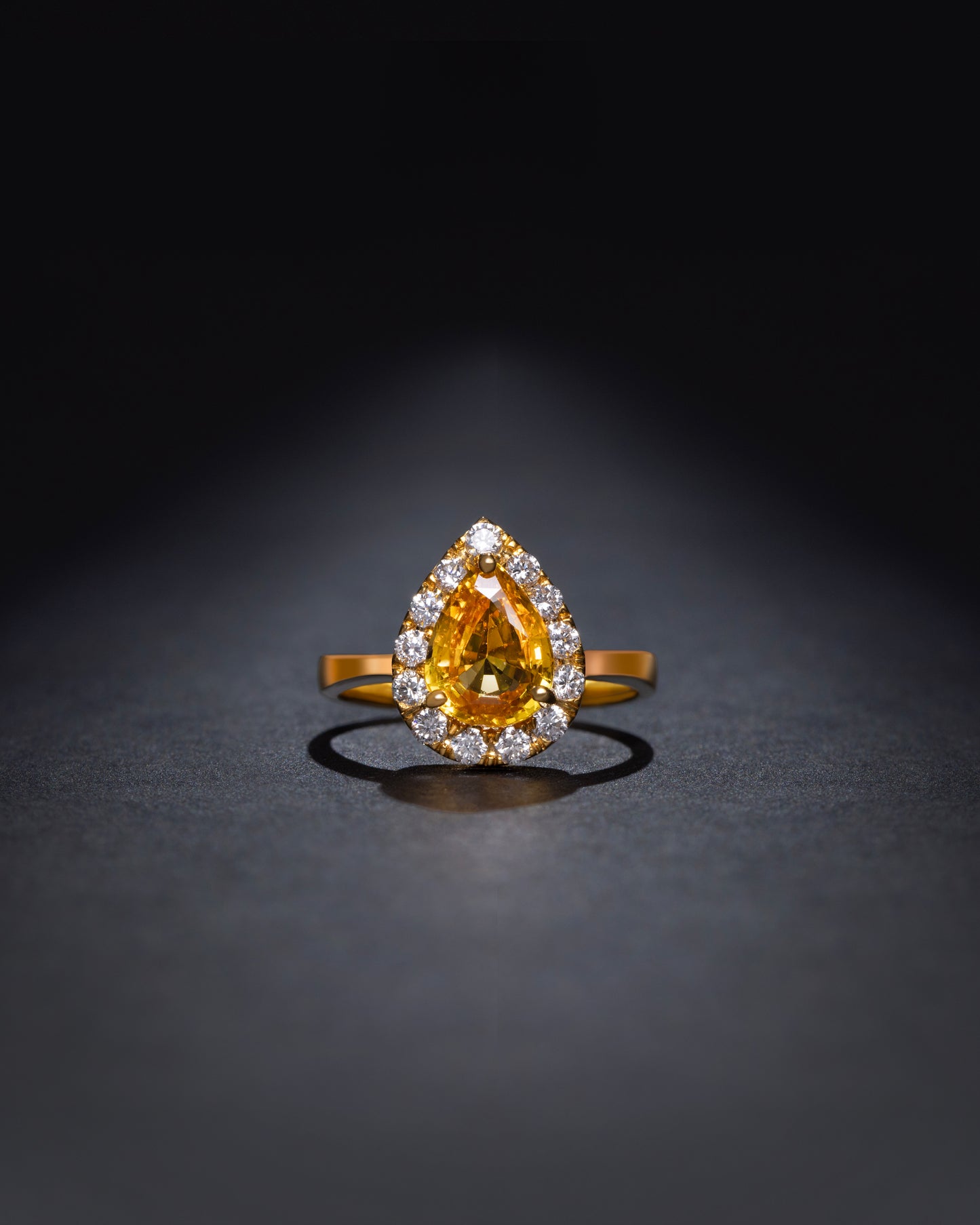 Royal Heirloom Yellow Sapphire Ring